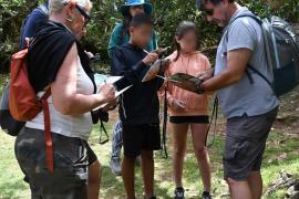 Expérimentation des mallettes en pleine nature © Parc national de La Réunion