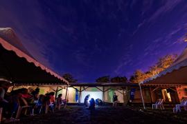 Restitution artistique des Jours de La nuit au Lazaret © René Carayol - Parc national de La Réunion