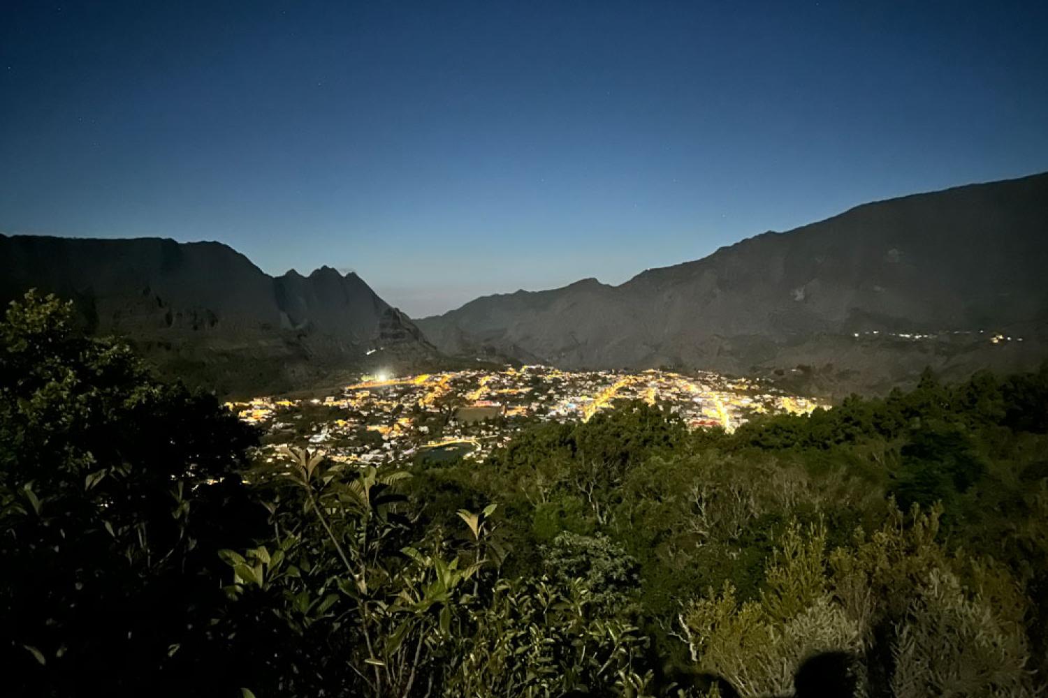 Cilaos depuis la Roche Merveilleuse